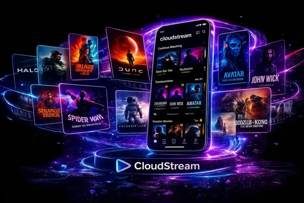 CloudStream APK v4.7.0 official download page for Android