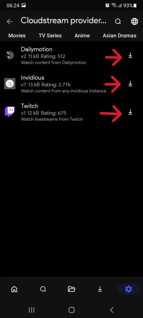 Install Extensions